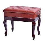 Fabriqué à partir de matériaux comme le bois et le cuir, le tabouret de piano est conçu pour durer et résister à une utilisation fréquente sans perdre de sa qualité.