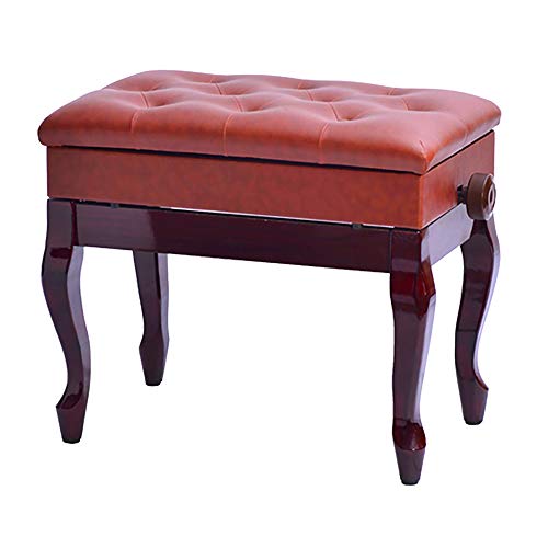 IBOWZ Banquette Piano Banc,Tabouret Piano Banc de Piano réglable, Jambe incurvée, Tabouret de Piano en Bois Massif avec Compartiment de Rangement, siège en Cuir PU de Luxe et Pratique - Les Beatles, Paul McCartney, John Lennon, RIngo Starr, George Harrison IBOWZ Banquette Piano Banc,Tabouret Piano Banc de Piano réglable, Jambe incurvée, Tabouret de Piano en Bois Massif avec Compartiment de Rangement, siège en Cuir PU de Luxe et Pratique