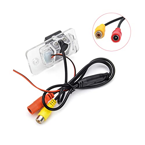 Image of Vlicevrn HD Fisheye Vehicle Car Rear View Camera Dynamic Trajectory Tracks Line Night Vision Backup Parking Camera for Audi A3 /S3 A4 /S4 A5 /S5 A6 /S6 A8 (Fisheye Dynamic)