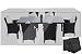 Produktbild OUTFLEXX Premium Abdeckhaube für Esstischgarnituren, schwarz, 202x124x83 cm, wasserbeständig