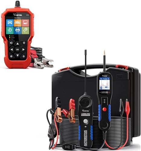 Image of VDIAGTOOL V200 Pro Automotive Power Circuit Probe Tester with BT500 Car Battery Tester 6V 12V 24V