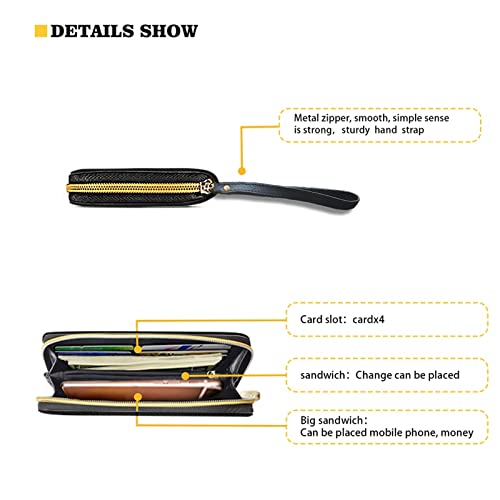 Coldinair Sunflower Love Print Womens Zip Around Wallet Phone Clutch Purse Card Holder Organizer For Girls #TOP4