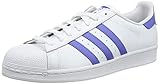 adidas Superstar, Zapatillas Deportivas Hombre, Bianco FTWR White Real Lilac FTWR White FTWR White Real Lilac FTWR White, 38 EU