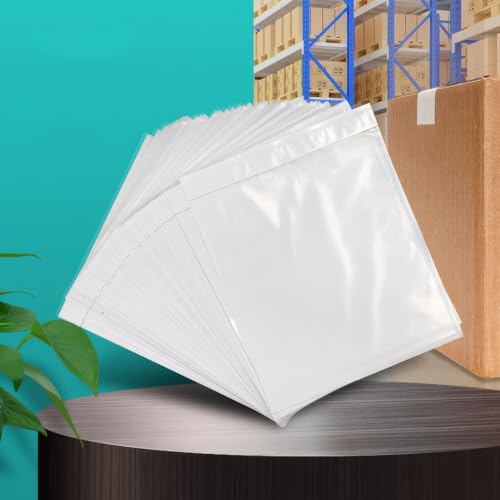 Versandetikettenhüllen, selbstklebend, 15 x 22 cm, transparent, für Etiketten, Rechnungen, 1000 Stück