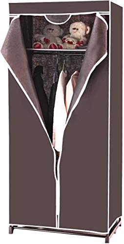 RELAX4LIFE Kleiderschrank mit Metallgestell, Stoffschrank mit...