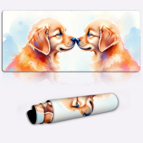 Tapis de souris chiots 4mm anti-glisse et imperméable pour résoudre les problèmes de bureau rayé