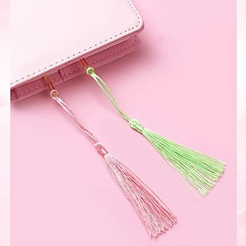 VEGCOO Metal Bookmark, 2 Pcs Cat Bookmarks Cute Vintage Bookmarks Marker with Tassel Pendant - As The Best Gift for Reader, Kids, Friends (B)
