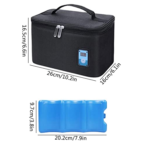 Bolsa térmica para leite materno,leite materno com bolsa | Aquecedor mamadeira 6,8L, bolsa térmica p