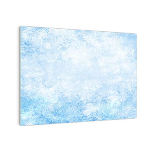 Küchenrückwand 'Himmelfarben' in div. Größen, Glas-Rückwand, Wandpaneele, Spritzschutz & Fliesenspiegel