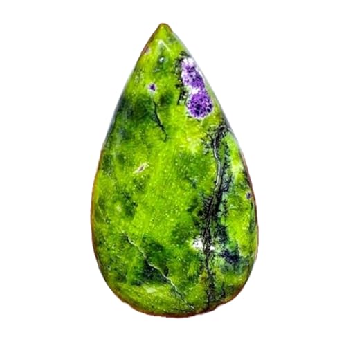 Gemme atlantisite poire pour fabriquer vos bijoux bohèmes en atelier DIY