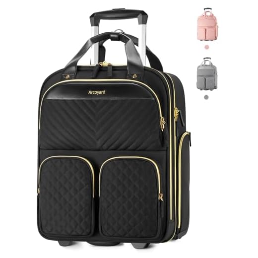 Arcoyard Stylish Underseat Luggage with Compartments