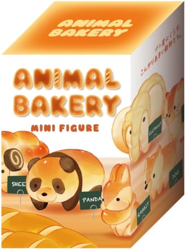 夢想動物麵包店迷你人物 - 1 個隨機盲盒，棕色