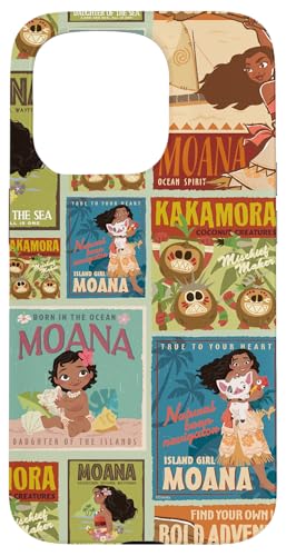 Coque iPhone 15 Pro Disney Moana et Kakamora en silicone transparent pour smartphone