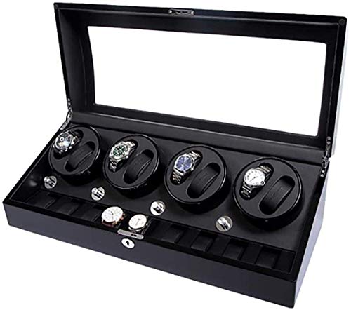 Cajas de almacenamiento negro para 8 relojes automáticos en el hogar 4