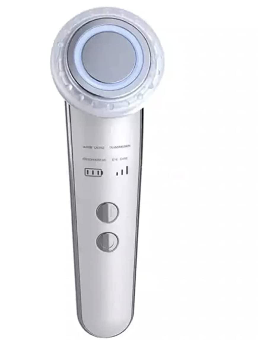 Amazon.co.jp: 取説動画付 多機能美顔器 温熱 イオン導入 EMS レッド