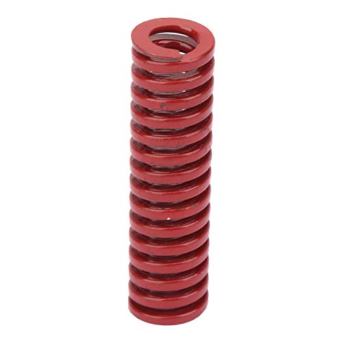 OD 10mm ID 5mm, 2pcs High Accuracy Red Medium Load Die Spring, longer lasting mildew Spring, High Accuracy Steel Construction(TM10*30mm)