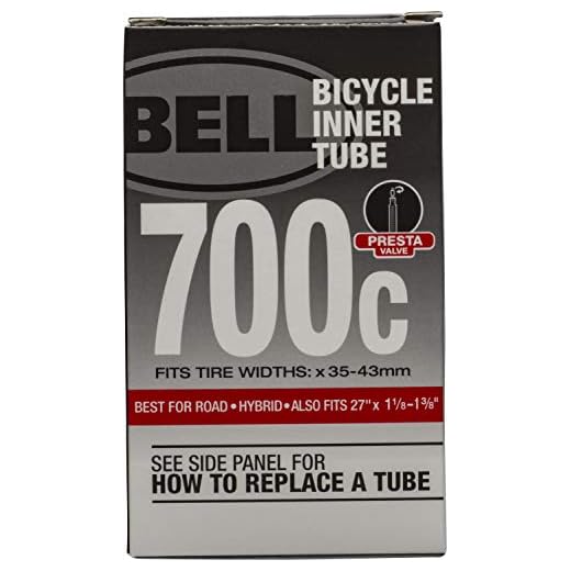 Bell Standard Bicycle Inner Tube, 700 x 35/43c, Presta Valve