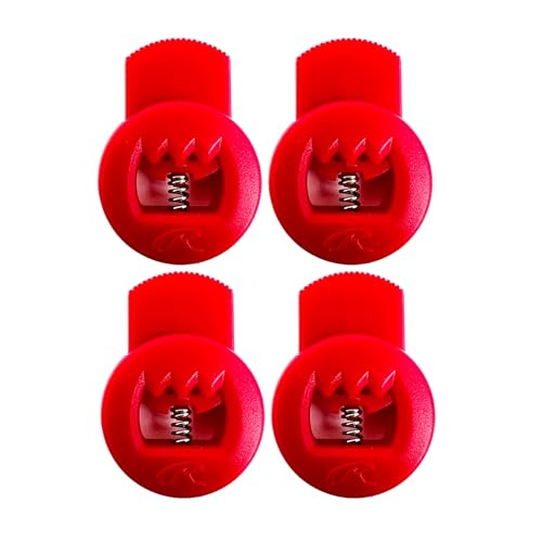 Rawlings | Glove Lace Locks | Baseball & Softball Glove Lace Tighteners | Spring Lock Design | Red