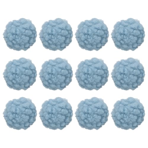 Pompones de 4 cm elásticos para reparar gorros tejidos y personalizar llaves