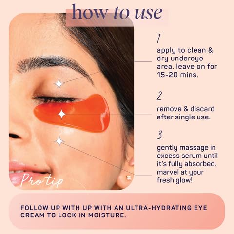 SpaLife Beauty Bright Eyed Undereye Masks | Hydrogel Eye Patches for Dark Circles, Puffiness, & Dullness with Vitamin E, Green Tea | 2-in-1 Skincare | 32 Pairs - Image 7