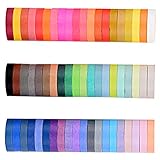masking tape colores chile  Miltie Cintas Washi Tape Washi Rainbow Washi Masking Tape Set Colores Conjunto de Cintas para Artes Manualidades Pintura Modelado Recambio Etiquetado Codificación Cinta de Conducto (60 Colores)