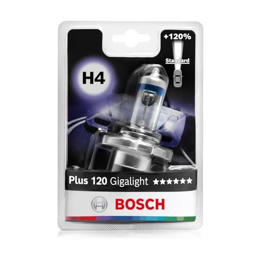 Bosch Headlight Bulb Plus 120 Gigalight H4 12V 60/55W P43t (Bulb x1)