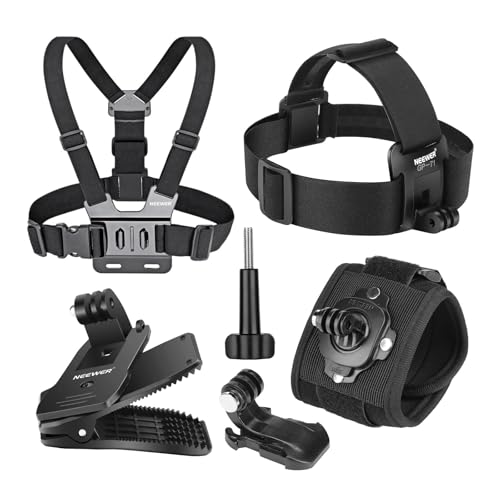NEEWER Zestaw akcesoriów kompatybilny z kamerą GoPro Hero Insta360 DJI AKASO Action, szybka wymia...
