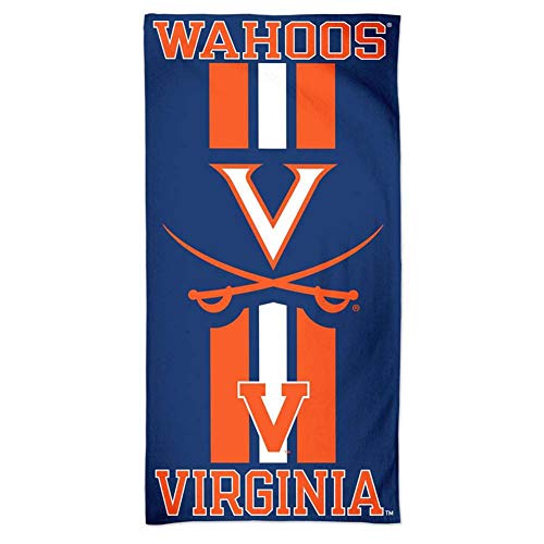 NCAA Virginia Cavaliers Towel30x60 Beach Towel, Team Colors, One Size