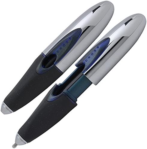 Cross(R) Ion Gel Ink Pen, Medium Point, 0.7 mm, Neptune Blue/Astral White