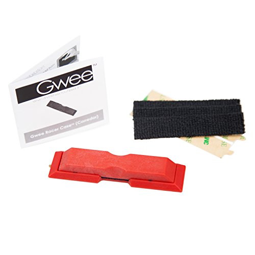 Gwee - Racer, Microfiber Screen Cleaner, Perfect for Computers & Tablets, Easily Attaches to Your Device for Quick Access, Ultra-Fresh Antimicrobial Protection, Red