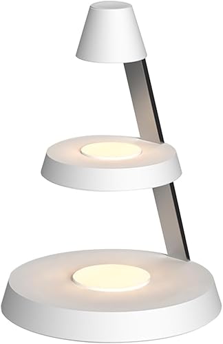 Miniatura 8 de Cargador inalámbrico magnético 3 en 1 torre vertical de doble capa luz nocturna de alta potencia conveniente compatible con teléfonos Estilo de