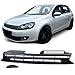 Produktbild Kühlergrill ohne Emblem Schwarz Glanz passend für VW Golf 6 08-12
