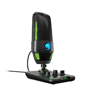 Roccat Torch – USB-Mikrofon in Studioqualität, schwarz