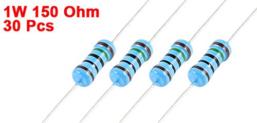 Produktbild von 10x Royal Ohm Metallfilmwiderstand – 150 Ω, 1W, 1% Toleranz, Axial