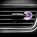 VICASKY 2pcs Moon and Star Car Vent Clips Natural Outlet Ornaments for Essential Oils Easy Install Dashboard Decor for Home Office and Travel