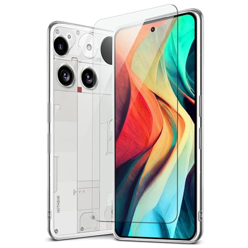 Verre blindé Nothing Phone 3 avec coque silicone transparente moex
