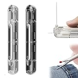 DOKRIN Enfile-aiguilles pour couture,Découseur à double tête transparent en 2 pièces, ...