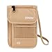 Defway Travel Wallet RFID Blocking Hidden Money Pouch & Neck Passport Holder