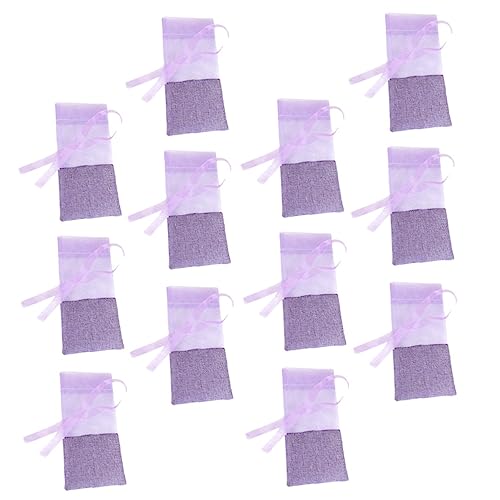 12 Bolsas Sachet con Cordón Lavanda para Joyas y Fiesta miniatura 1