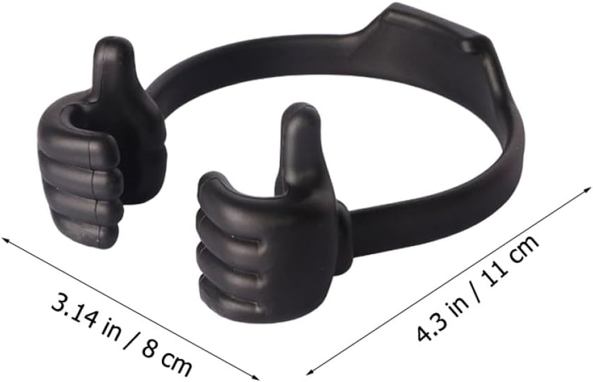 9Pcs Thumb-Shaped Desktop Phone Holders with PP Material for Dorm Bedroom image 2