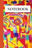  Notebook: Original abstract painting turned journal, 120 pages, ideal for anyone needing color in their life.
