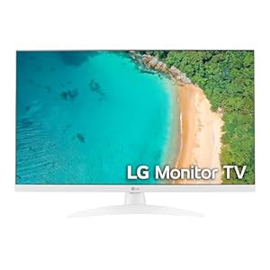 LG 27TQ615S-WZ – Monitor 27″, 1920×1080, IPS, (16:9), webOS22, 250 CD/m², No, Inclinación Fija, DVB-T2 H.265, Altavoces Integrados, Blanco
