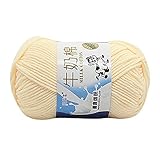 ❤Ausgezeichnete Qualität:Handstrickgarn Garn ist super weich und langlebig, ohne unangenehmes Jucken oder Kratzen. Es kann von Hand oder maschinell gewaschen werden，Es kann bei 40 ° C gewaschen werden, ohne sich Gedanken über Fading und Pilling machen zu müssen.❤