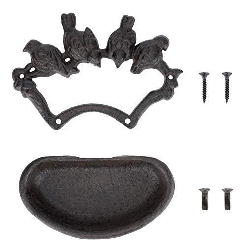 G Good Gain Cast Iron Bird Feeder,Mini Birdbath Tray Bracket,Seed Bird Feeder And Bath Tray.wild Life Birds Bath & Feeder Tray Great Gift For Outdoors,Patio,Garden,Backyard Decorative Copper. #TOP6