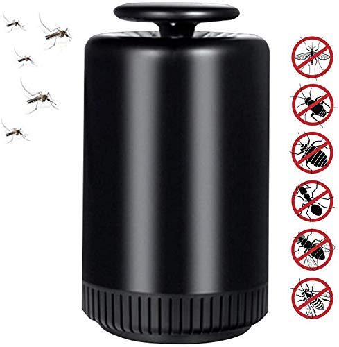 WENYAO Lampada Anti-zanzara, Bug elettronico Non tossico inodore Sicuro Sicuro per Le Donne Incinte dei Bambini, nero-130x130x210mm