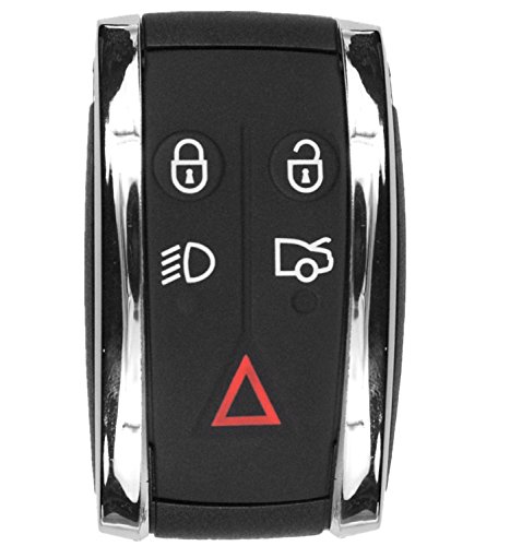 Replacement Remote Keyless Fob Key Case (Shell) Replacement Fit For Jaguar X S-Type XF XK XKR 5B KR55WK49244 - Thumbnail 2