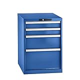 Leichtgängige Schubladen mit traversenlos geführtem Differenzialauszug (100% ausziehbar) für mittlere bis hohe Beanspruchung