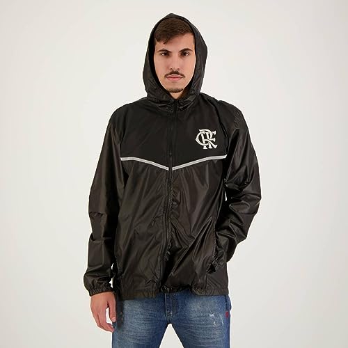 Jaqueta Corta Vento Flamengo Avatar Preta