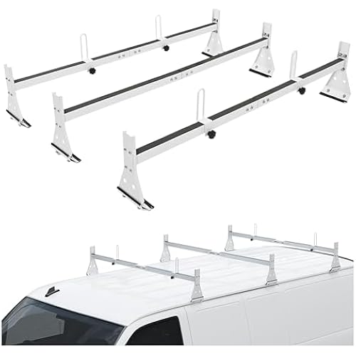 ECOTRIC 59in Roof Racks Compatible with 1996-Up Chevy Express GMC Savana