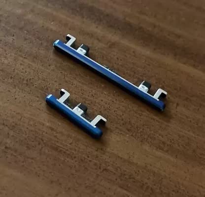 External Power and Volume Button Side Button Out Keys Compatible for Honor 10 Blue